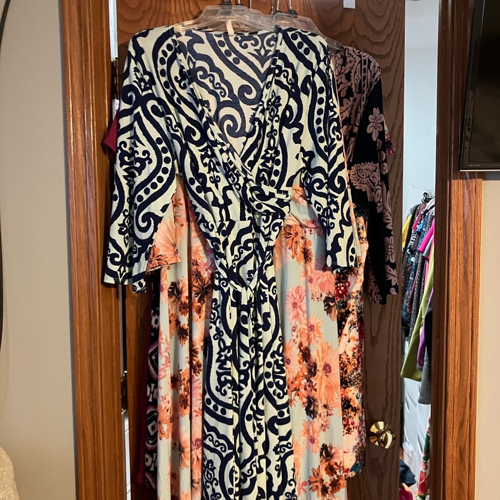 Pink Blush Maternity maxi dress 3x